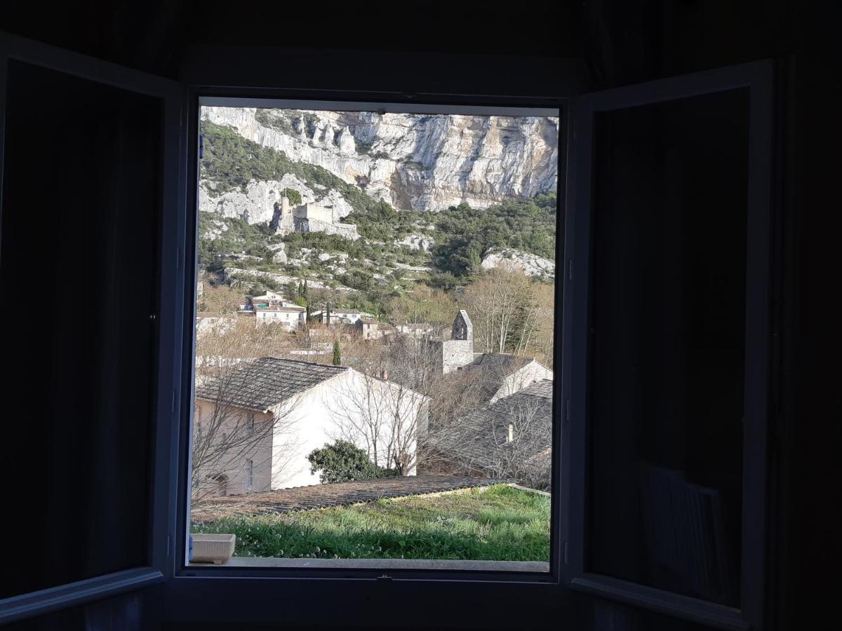Vue Panoramique Sur Le Chateau,Montagne Et Grottes Fontaine-de-Vaucluse Buitenkant foto